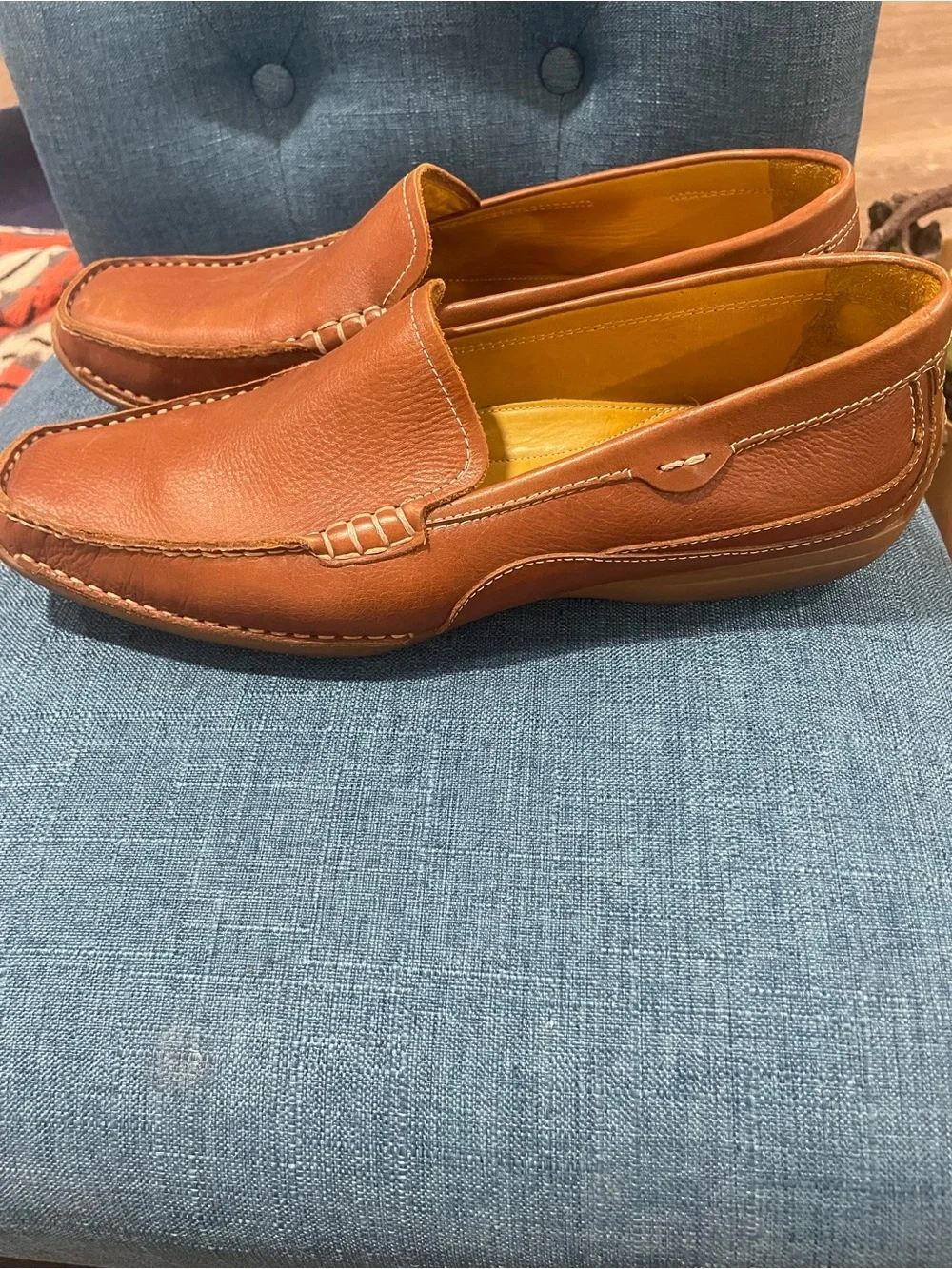 Bacco Bucci tan leather